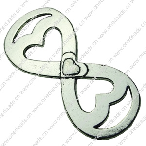 Connector. Fashion Zinc Alloy Jewelry Findings. 8 Shape 45x21mm. Sold by bag   