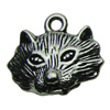 Pendant. Fashion Zinc Alloy jewelry findings. Animal  19x17mm. Sold by bag