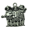 Pendant. Fashion Zinc Alloy jewelry findings.  21x25mm. Sold by bag
