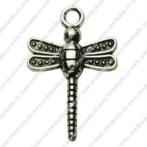 Pendant. Fashion Zinc Alloy jewelry findings. Animal 21x14mm. Sold by bag