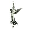 Pendant. Fashion Zinc Alloy jewelry findings. Angel 83x39mm. Sold by bag
