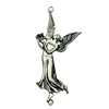 Pendant. Fashion Zinc Alloy jewelry findings. Angel 83x39mm. Sold by bag