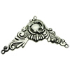 Pendant. Fashion Zinc Alloy jewelry findings. 76x48mm. Sold by bag
