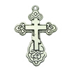 Pendant. Fashion Zinc Alloy jewelry findings . Cross 29x45mm. Sold by bag

