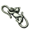Clasps. Fashion Zinc Alloy Jewelry Findings. Lead-free. 28x13mm. Sold by Bag								
