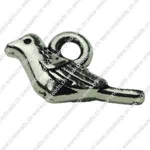 Pendant. Fashion Zinc Alloy jewelry findings .Animal 12x7mm. Sold by bag