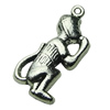 Pendant. Fashion Zinc Alloy jewelry findings .Animal 19x9mm. Sold by bag
