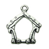 Pendant. Fashion Zinc Alloy jewelry findings . 19x24mm. Sold by bag