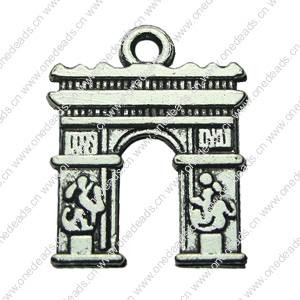 Pendant. Fashion Zinc Alloy jewelry findings .  14x16mm. Sold by bag