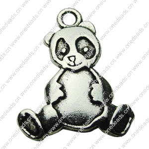 Pendant. Fashion Zinc Alloy jewelry findings . Animal 18x24mm. Sold by bag