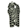 Pendant. Fashion Zinc Alloy jewelry findings . 21x44mm. Sold by bag
