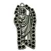 Pendant. Fashion Zinc Alloy jewelry findings . 21x44mm. Sold by bag