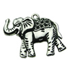 Pendant. Fashion Zinc Alloy jewelry findings . Animal 32x41mm. Sold by bag