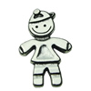 Slider, Zinc Alloy Bracelet Findinds, 16x25mm, Hole size:2.8x12.5mm, Sold by Bag  