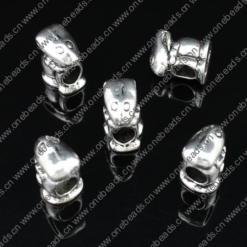 Europenan style Beads. Fashion jewelry findings. Animal 13x11x8mm, Hole size:5mm. Sold by Bag 