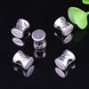Europenan style Beads. Fashion jewelry findings.Meggage 10x9x8mm, Hole size:5mm. Sold by Bag 
