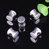 Europenan style Beads. Fashion jewelry findings.Meggage 10x9x8mm, Hole size:5mm. Sold by Bag 