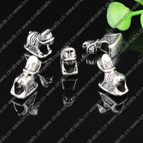 Europenan style Beads. Fashion jewelry findings.Animal 15x15x7mm, Hole size:5mm. Sold by Bag 