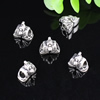 Europenan style Beads. Fashion jewelry findings. Animal 13.5x11x8mm, Hole size:4.5mm. Sold by Bag 
