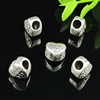 Europenan style Beads. Fashion jewelry findings. Heart 10x10x8mm, Hole size:4.5mm. Sold by Bag 