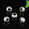 Europenan style Beads. Fashion jewelry findings. Meggage 8.5x11mm, Hole size:5mm. Sold by Bag 
