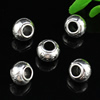 Europenan style Beads. Fashion jewelry findings. Meggage 11x8.5mm, Hole size:5mm. Sold by Bag 