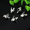 European Style Beads Zinc Alloy Jewelry Findings Lead-free, Bird 11x16mm Hole:5mm, Sold by Bag