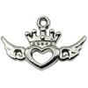 Zinc alloy Pendant, Fashion jewelry findings, Many colors for choice, wings 16x25mm, Sold By PC
