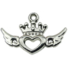 Zinc alloy Pendant, Fashion jewelry findings, Many colors for choice, wings 16x25mm, Sold By PC