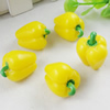 Resin Pendants, chilli 25x21mm, Sold by PC