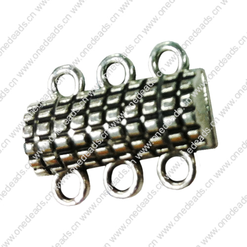 Magnetic Clasps, Zinc Alloy Bracelet Findinds, 20x12mm, Hole size:2mm, Sold by Pc