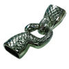 Clasps. Fashion Zinc Alloy Jewelry Findings. Lead-free. 42x17mm. Hole:10x6mm. Sold by KG