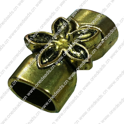 Magnetic Clasps, Zinc Alloy Bracelet Findinds, 30x15mm, Hole size:10.5x7mm, Sold by Pc