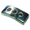 Slider, Zinc Alloy Bracelet Findinds, 30x19mm, Hole size:10x3mm, Sold by KG  
