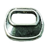 Zinc Alloy Cord End Caps, lead-free, 15x15mm, hole:9x6mm, Sold by KG