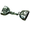 Clasps. Fashion Zinc Alloy Jewelry Findings. Lead-free. 50x20mm. Hole:16.5x6mm. Sold by PC