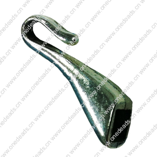 Zinc Alloy Cord End Caps. Fashion Jewelry findings. 35x10mm, Hole:6.5x5mm, Sold by KG