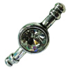 Zinc Alloy Cord End Caps. Fashion Jewelry findings. 27x9mm Hole:3 Sold by Bag