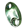 Magnetic Clasps, Zinc Alloy Bracelet Findinds, 25x15mm, Hole size:5mm, Sold by Bag