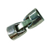 Clasps. Fashion Zinc Alloy Jewelry Findings. 23x8mm. Hole:7x3mm. Sold by Bag