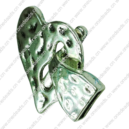 Clasps. Fashion Zinc Alloy Jewelry Findings. 11x2mm.  Sold by PC