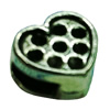 Slider, Zinc Alloy Bracelet Findinds, 10x9mm, Hole size:5x2mm, Sold by KG 
