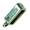 Slider, Zinc Alloy Bracelet Findinds, 18x5mm, Hole size:11.5x3mm, Sold by KG 
