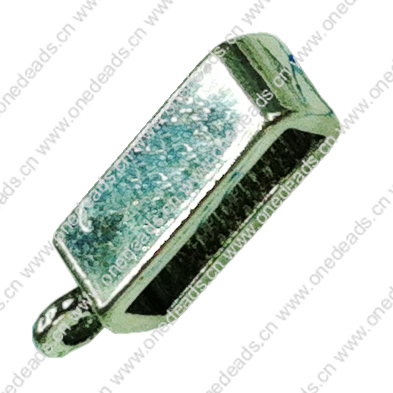 Slider, Zinc Alloy Bracelet Findinds, 18x5mm, Hole size:11.5x3mm, Sold by KG 