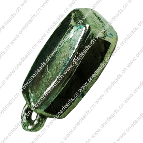 Slider, Zinc Alloy Bracelet Findinds, 17x6mm, Hole size:11x2.5mm, Sold by KG  