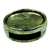 Slider, Zinc Alloy Bracelet Findinds, 15x15mm, Hole size:12x2.5mm, Sold by KG 
