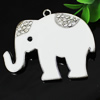 Crystal Zinc alloy Pendant, Fashion jewelry findings, Many colors for choice, Animal 72x59mm, Sold By PC
