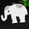 Crystal Zinc alloy Pendant, Fashion jewelry findings, Many colors for choice, Animal 72x59mm, Sold By PC