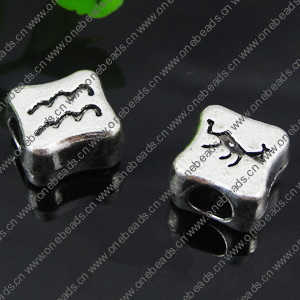 Europenan style Beads. Fashion jewelry findings. 12x11mm, Hole size:4mm. Sold by Bag 