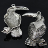 Pendant. Fashion Zinc Alloy jewelry findings. Animal 67x37mm. Sold by Bag
